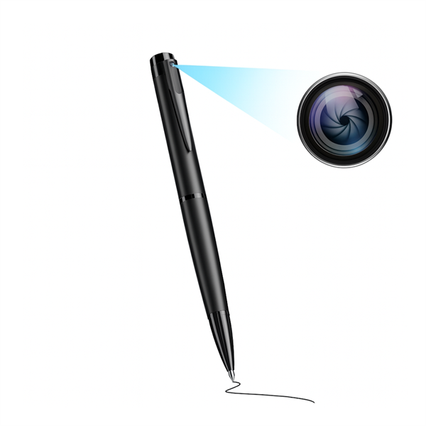 Spion Kamera - Indbygget i Kuglepen (All-Black)