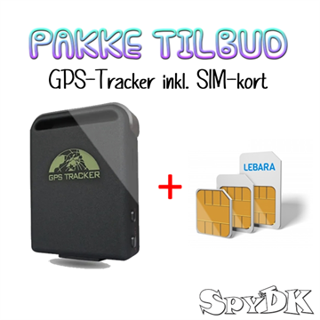 Pakketilbud GPS Tracker inkl. SIM-kort